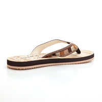 Joma Yaiza Chancla casual baño mujer marrón.