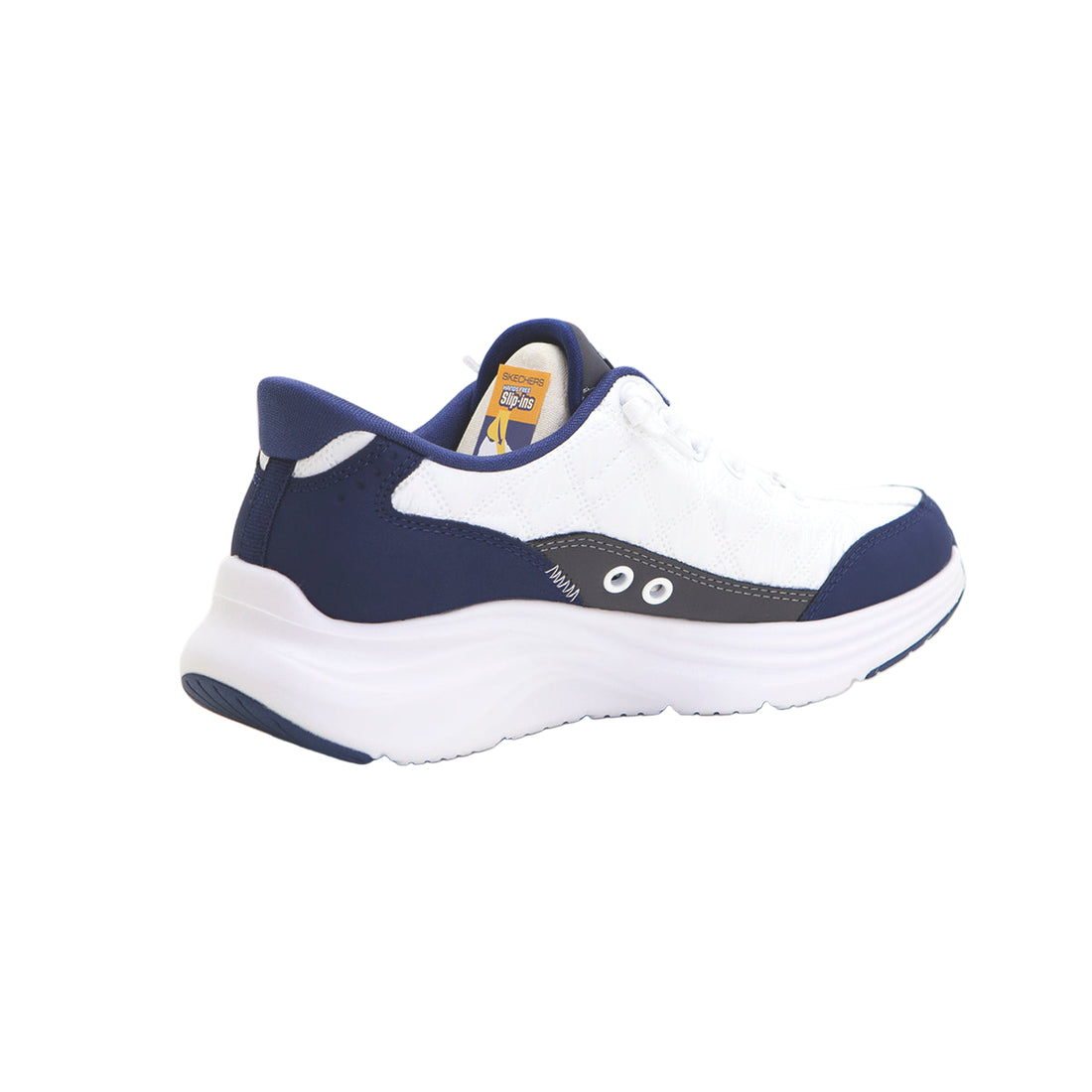 SKECHERS 150404 Deportiva casual acolchada Slip-Ins blanco marino.