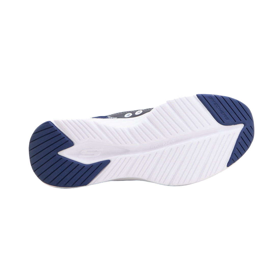 SKECHERS 150404 Deportiva casual acolchada Slip-Ins blanco marino.