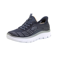 SKECHERS 150611 Deportiva Slip-Ins elásticos negro gris.