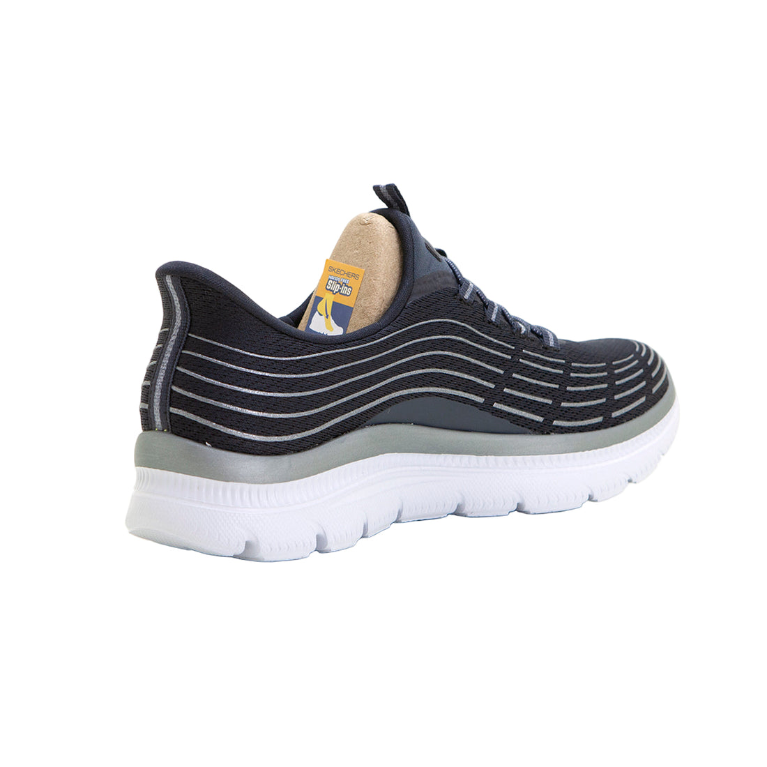 SKECHERS 150611 Deportiva Slip-Ins elásticos negro gris.