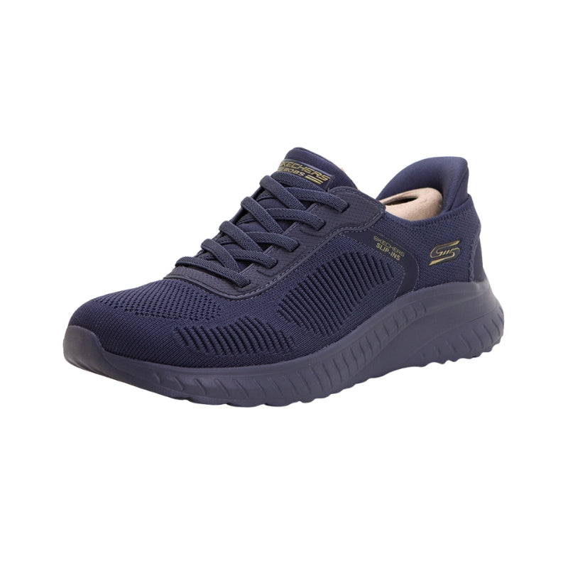 SKECHERS 117497 Deportiva Bobs con Slip-Ins azul oscuro