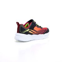 Skechers 400139 Deportiva luces negro rojo.