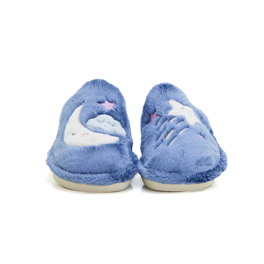 Cabrera 2484 Zapatilla de estar por casa destalonada luna estrella.