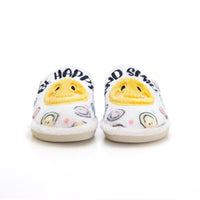 Cabrera 2479 Zapatilla de estar por casa destalonada Smile marfil.