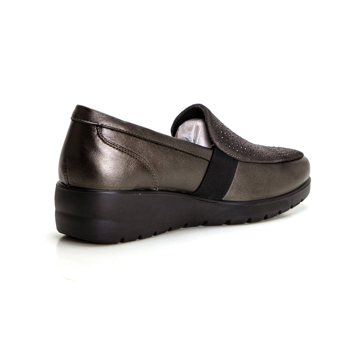 Doctor Cutillas 45410 Mocasín confort de cuña media musgo.