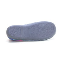 Garzón 7950.300 Zapatilla de estar por casa cerrada cuadros marino gris.