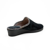 Garzón 1822.247 Zapatilla de estar por casa mujer con cuña leopardo