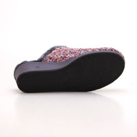 Garzón 1725.594 Zapatilla de estar por casa mujer con cuña multicolor.