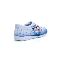 Garzón N4304.246 Zapatilla de estar por casa infantil cerrada velcro plata.