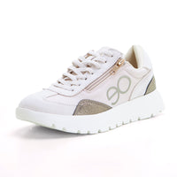 Eoligeros Demi deportivo ultraligero cremallera crema