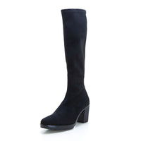 Miss Elastic 78018 Bota tipo antelina adaptable negro