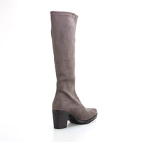 Miss Elastic 78018 Bota tipo antelina adaptable taupe