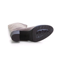 Miss Elastic 78018 Bota tipo antelina adaptable taupe