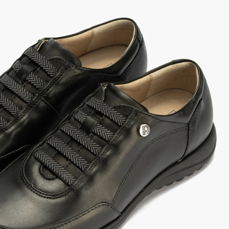 Pitillos 117 Zapato casual de mujer elásticos negro