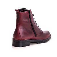 Chacal 7240 Bota militar mujer granate.