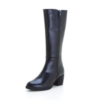 Treintas 1309 Bota con gemelo elástico negro.