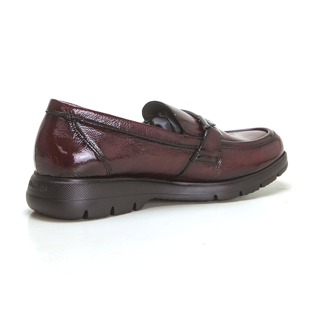 Fluchos F1794 Mocasín charol granate opera.