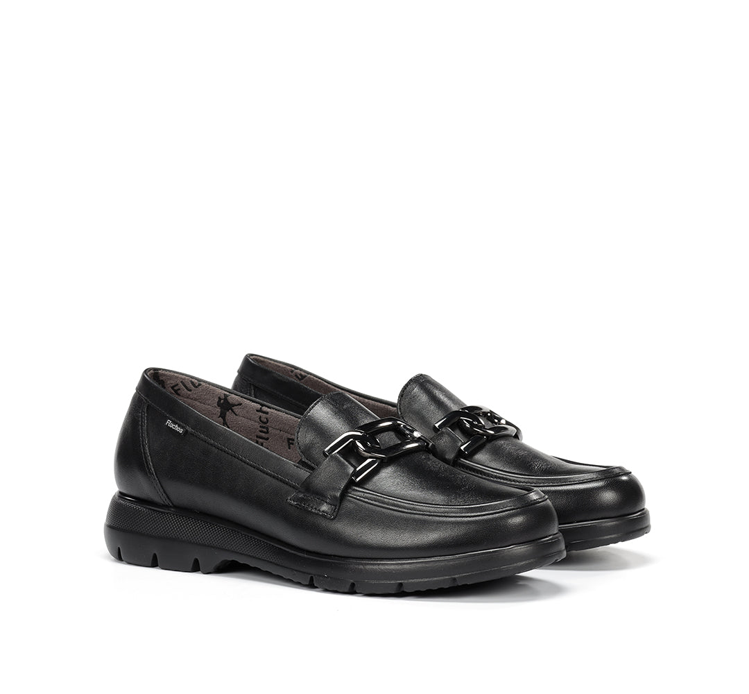 Fluchos F1794 Mocasín piel negro