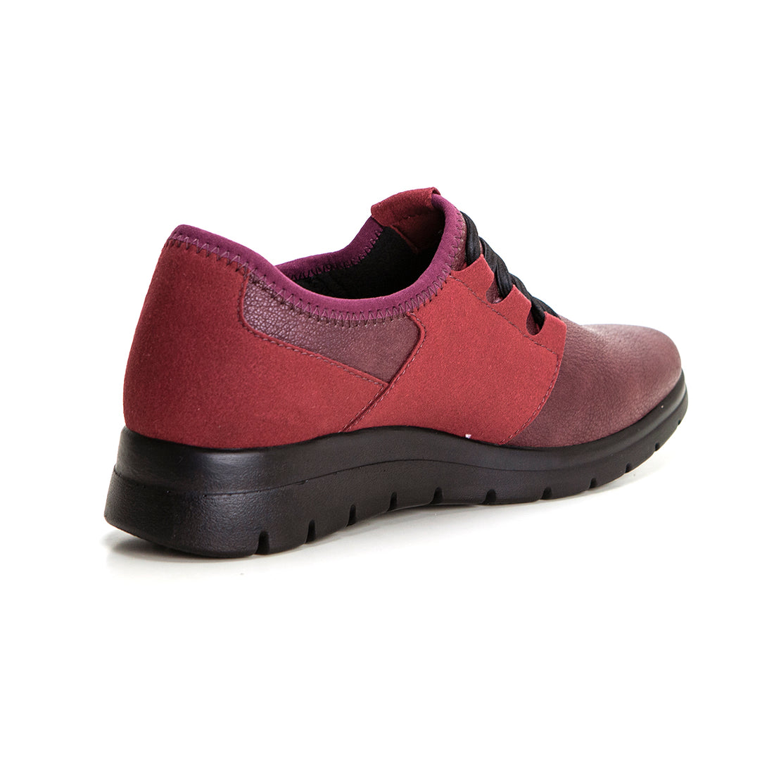 Fly Flot 27T18NX Zapato sport con cordones elásticos granate