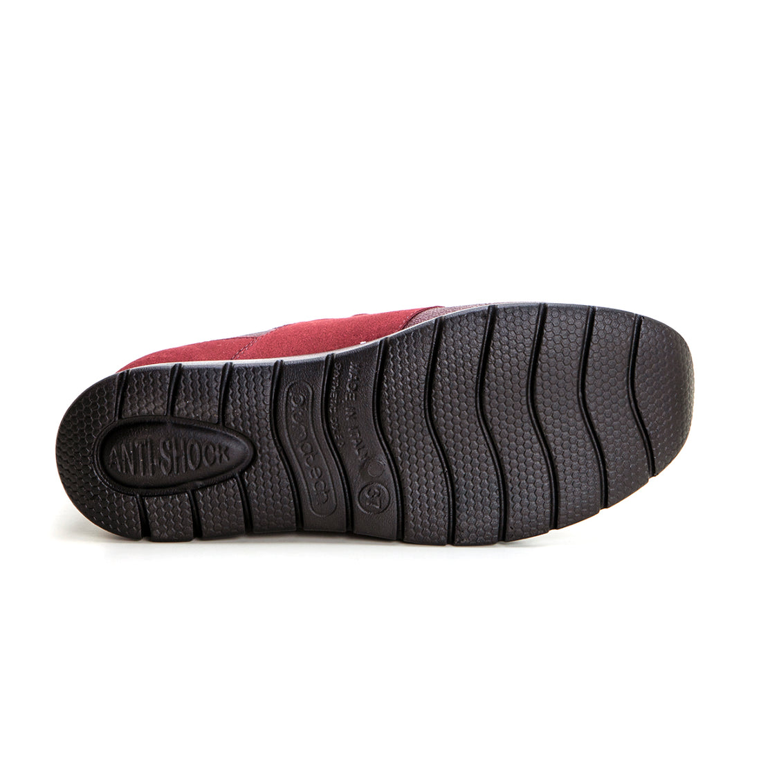 Fly Flot 27T18NX Zapato sport con cordones elásticos granate