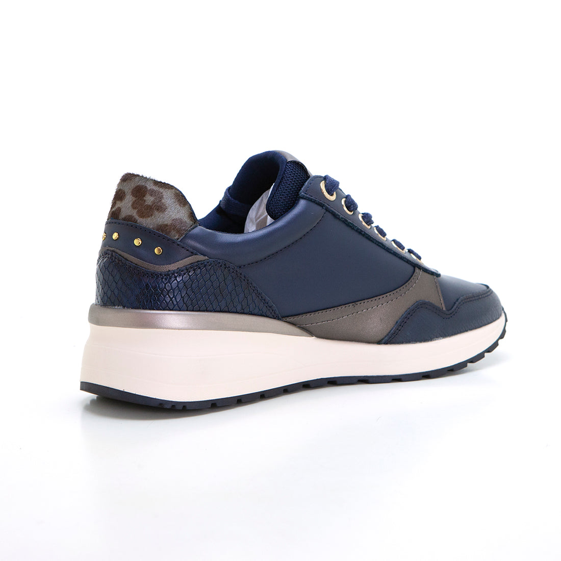 Carmela 16244207 Zapatilla cremallera azul marino