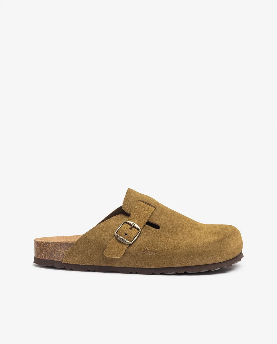 Yokono Zueco 599 Zueco mujer plano verde