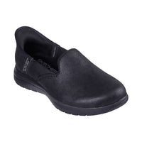 SKECHERS 136544 Zapato de mujer sin cordones Slip-Ins negro