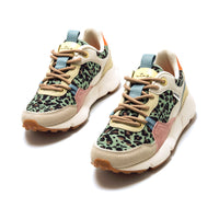 Mustang 60431 Deportiva casual animal print verde