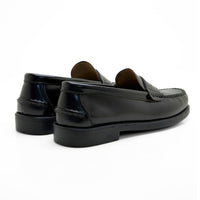 ZAPATERIAS JUAN RAMON 1300 Mocasín Castellano suela de goma negro