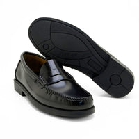 ZAPATERIAS JUAN RAMON 1300 Mocasín Castellano suela de goma negro