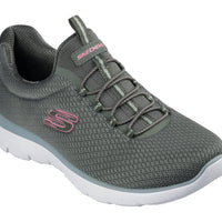 SKECHERS 150268 Deportiva elásticos verde.