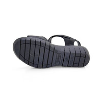 Valerias 2685 Sandalia negra con doble velcro