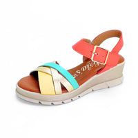 Valerias 2650 Sandalia multicolor con velcro