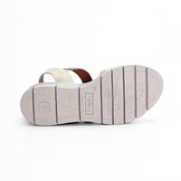 Valerias 2650 Sandalia beige con velcro