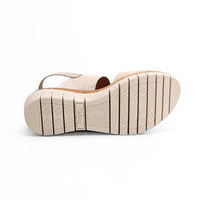 Valerias 2664 sandalia beige platino