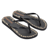 Ipanema 27321 Chancla de agua negra animal print