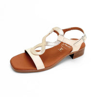 Oh my sandals 5607 sandalia tacón beige