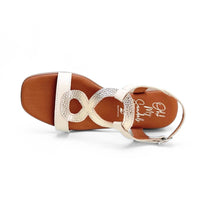 Oh my sandals 5607 sandalia tacón beige