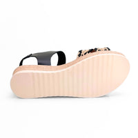 Oh my sandals 6014-2458 sandalia velcro yute negra