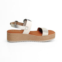 Oh my sandals 6024-2511 sandalia plataforma platino