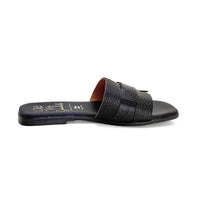 Oh my sandals 5800 Pala negra de piel Alexia