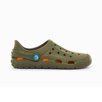 Mustang Free Care Zueco barefoot hombre verde caqui