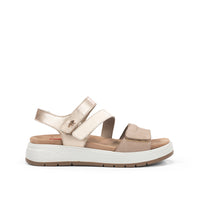 Fluchos F2165 Sandalia confort velcros taupe
