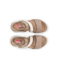 Fluchos F2165 Sandalia confort velcros taupe