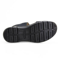 Luisetti 34110GS Sandalia negra de 3 velcros