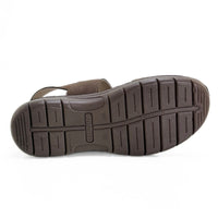 Luisetti 34110GS Sandalia café de 3 velcros
