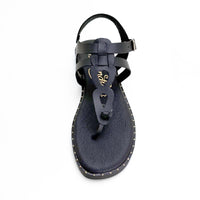 Duendy 4062 sandalia dedo negra