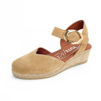 Viguera 2319 Alpargata serraje camel