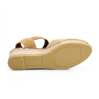 Viguera 2319 Alpargata serraje camel